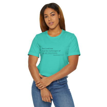 This classic unisex jersey short sleeve tee fits like a well-loved favorite. Soft cotton and quality print make users fall in love with it over and over again. These t-shirts have-ribbed knit collars to bolster shaping. The shoulders are tapered for a bet