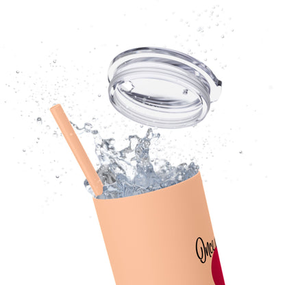 The Fairy Tale Died Haiku - Skinny Venti Tumbler with Eco-Friendly, Reusable, Matching Straw, 20oz