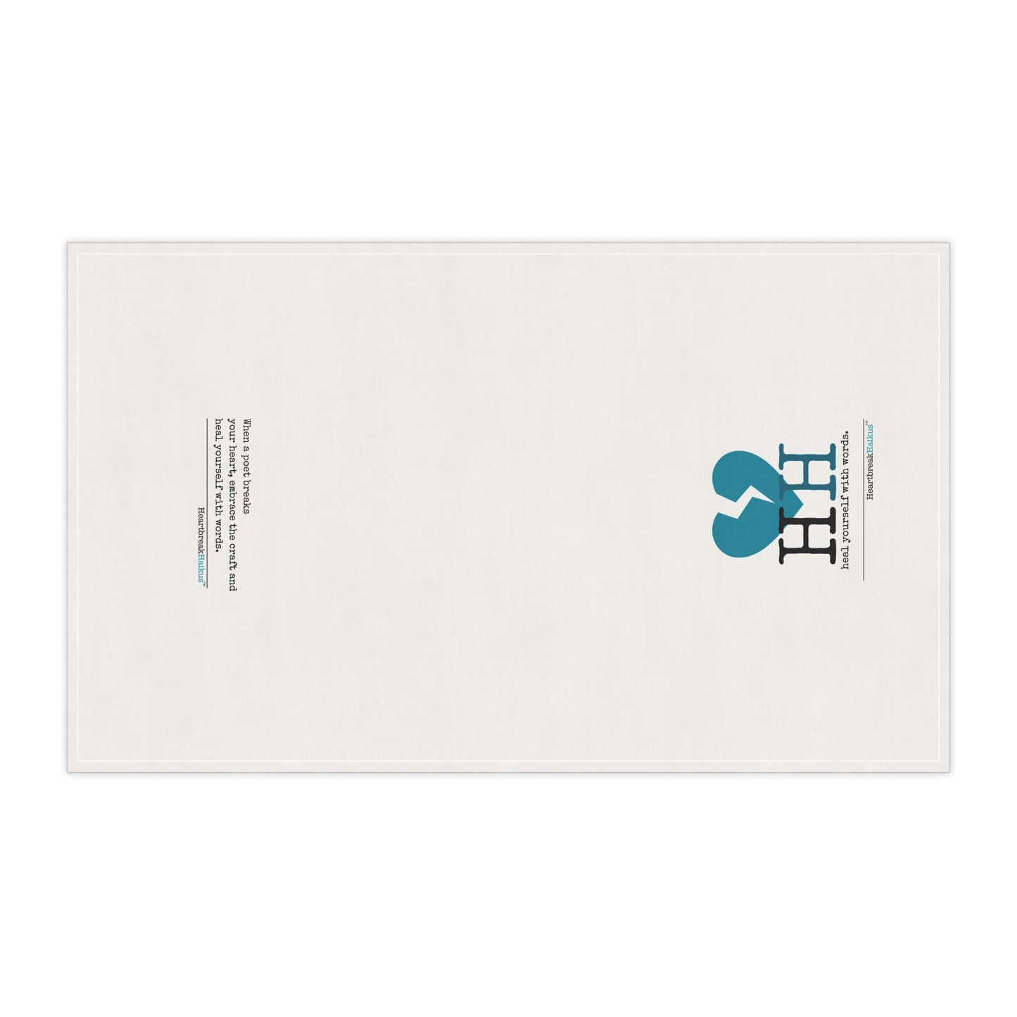 Heal Yourself with Words - Kitchen Towel
