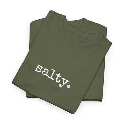Salty. Graphic Tee — Minimalist T-Shirt (The One Word Collection)
