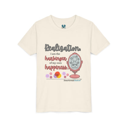 Harbinger of Happiness Haiku - Youth Medium-Weight Happiness Tee