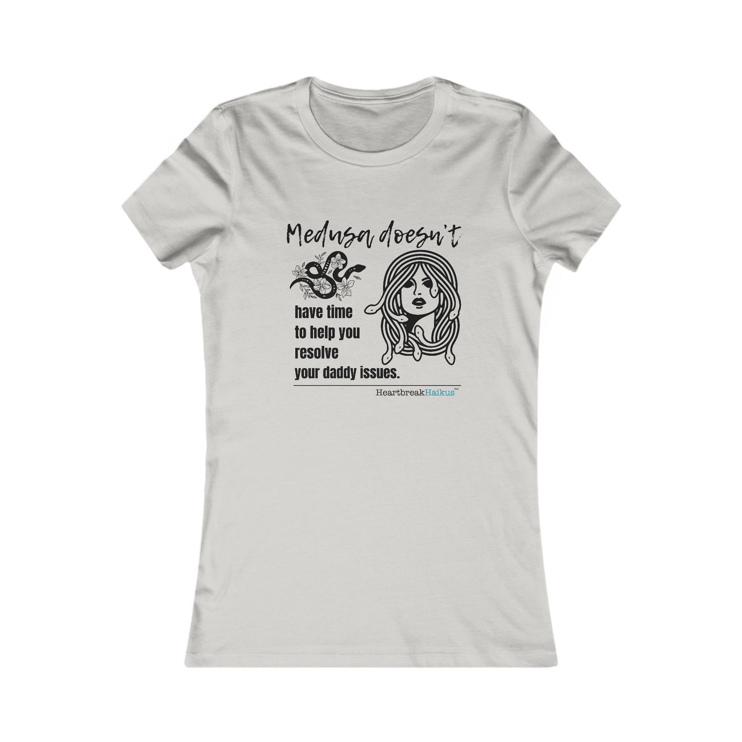Medusa and Your Daddy Haiku - Slim-Fit T-Shirt