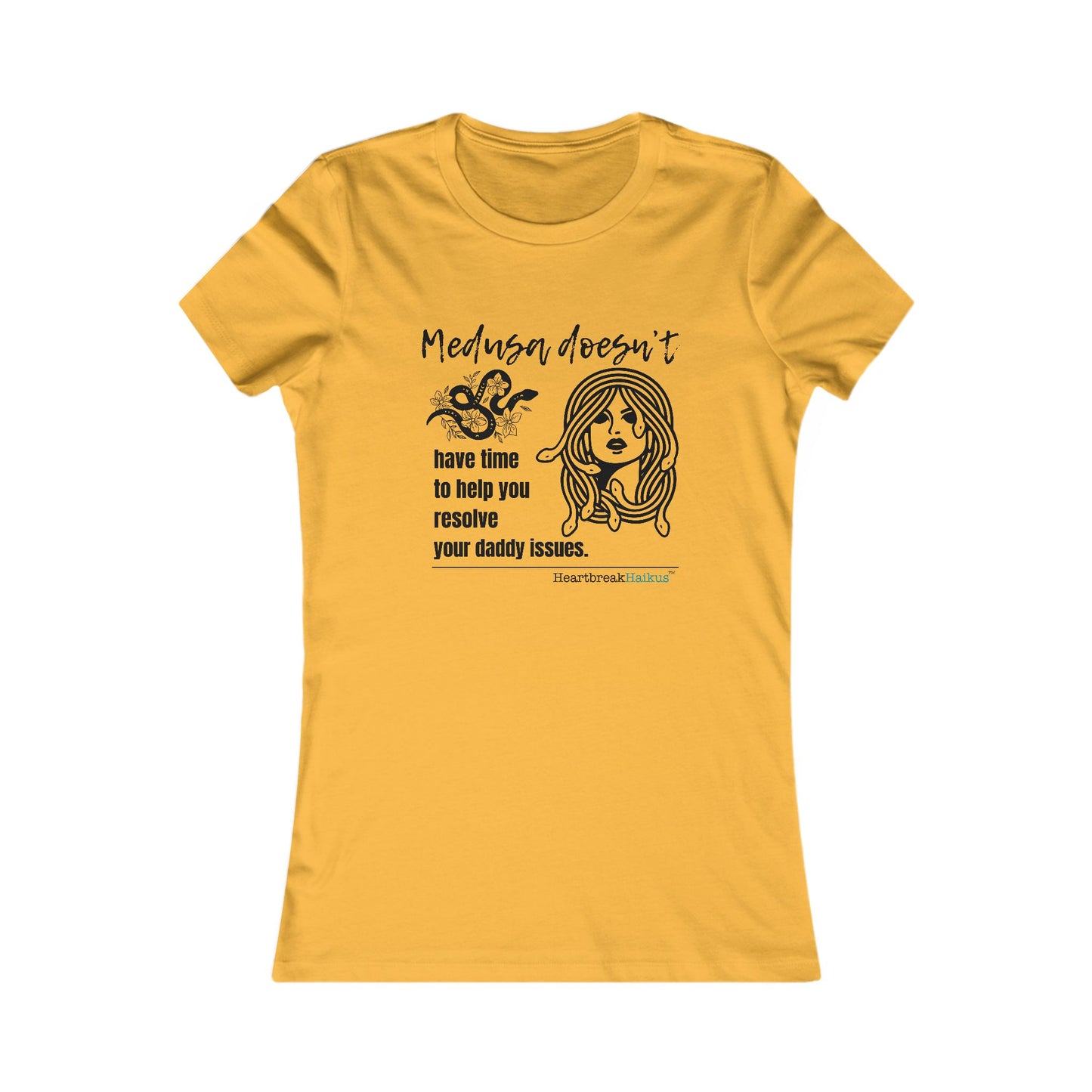 Medusa and Your Daddy Haiku - Slim-Fit T-Shirt