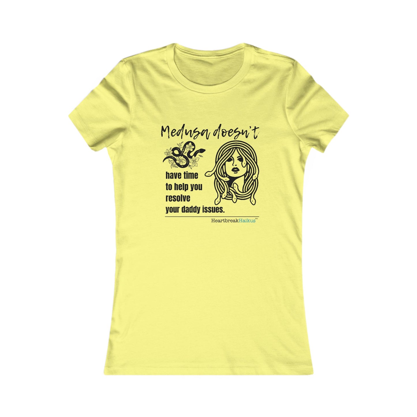 Medusa and Your Daddy Haiku - Slim-Fit T-Shirt