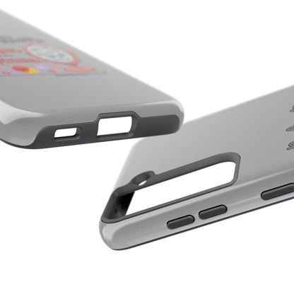 Harbinger of Happiness Tough Phone Cases (light grey)
