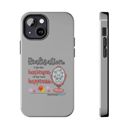 Harbinger of Happiness Tough Phone Cases (light grey)