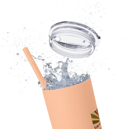 You Were My Sunshine Haiku - Skinny Venti Tumbler with Eco-Friendly, Reusable, Matching Straw, 20oz