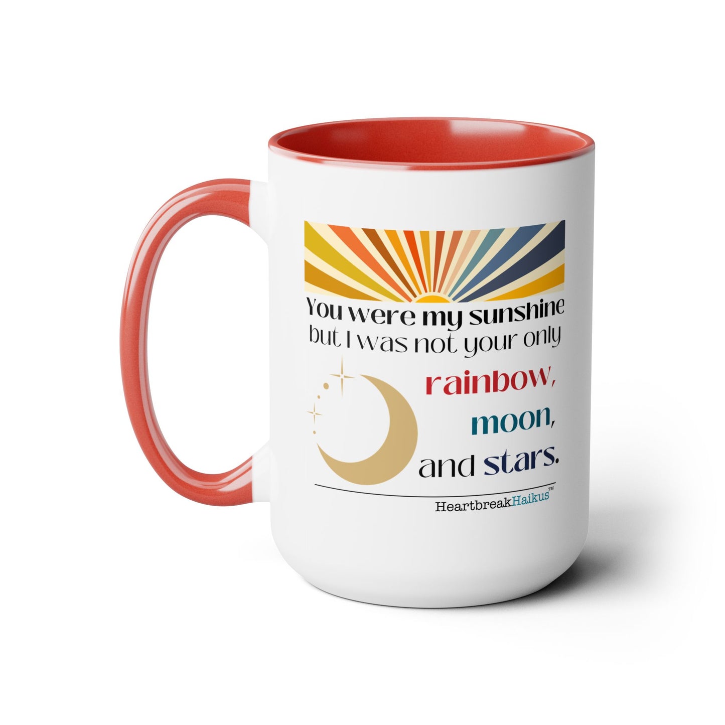 You Were My Sunshine Haiku - Two-Tone, Coffee Mug, 15oz - Dual-Sided Printing