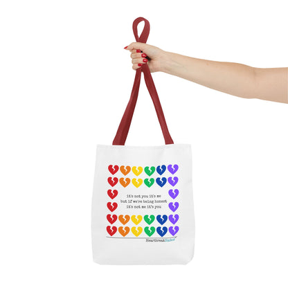 It's Not You/Me Haiku - Tote Bag (Rainbow Hearts Collection)