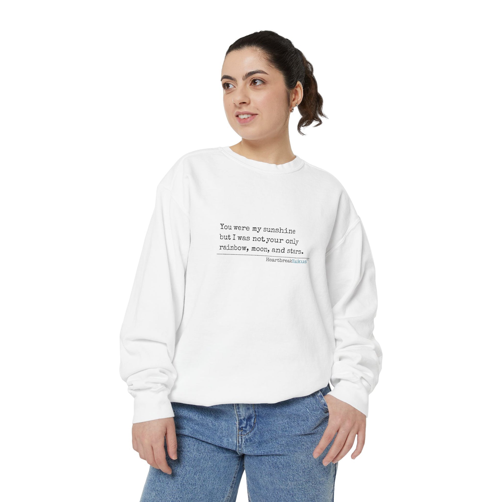 Luxurious comfort and style are what this unisex, garment-dyed sweatshirt is all about. It's made with 80% ring-spun cotton and 20% polyester and the fabric is 3-end garment-dyed, ring-spun, color-blast fleece with a 100% cotton face. Each sweatshirt come