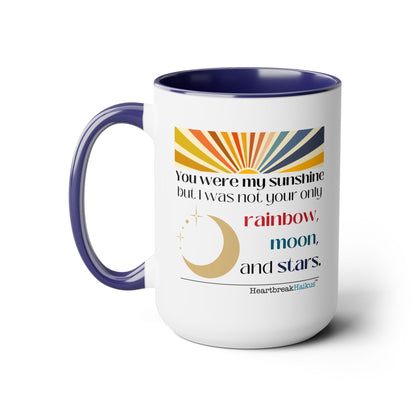 You Were My Sunshine Haiku - Two-Tone, Coffee Mug, 15oz - Dual-Sided Printing