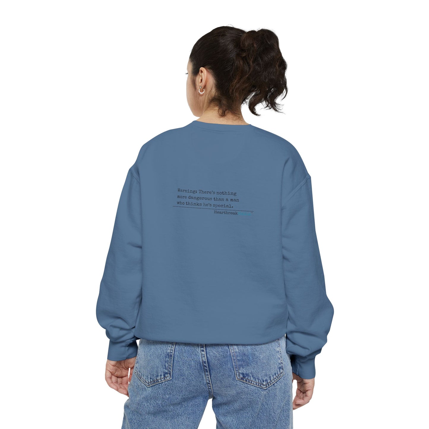 Warning: Dangerous Special Man Haiku - Unisex Garment-Dyed Sweatshirt