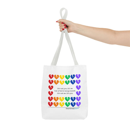 It's Not You/Me Haiku - Tote Bag (Rainbow Hearts Collection)