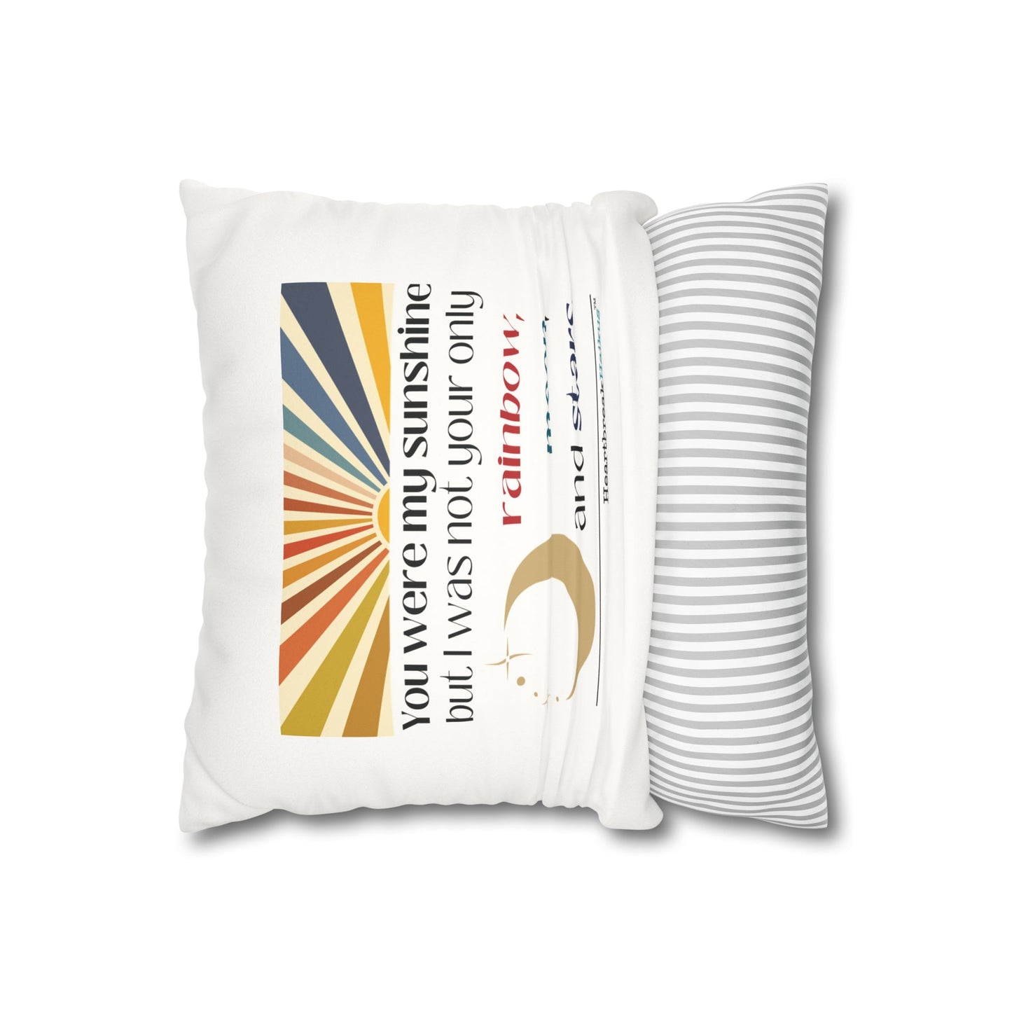 You Were My Sunshine Haiku - Faux Suede Square Pillowcase