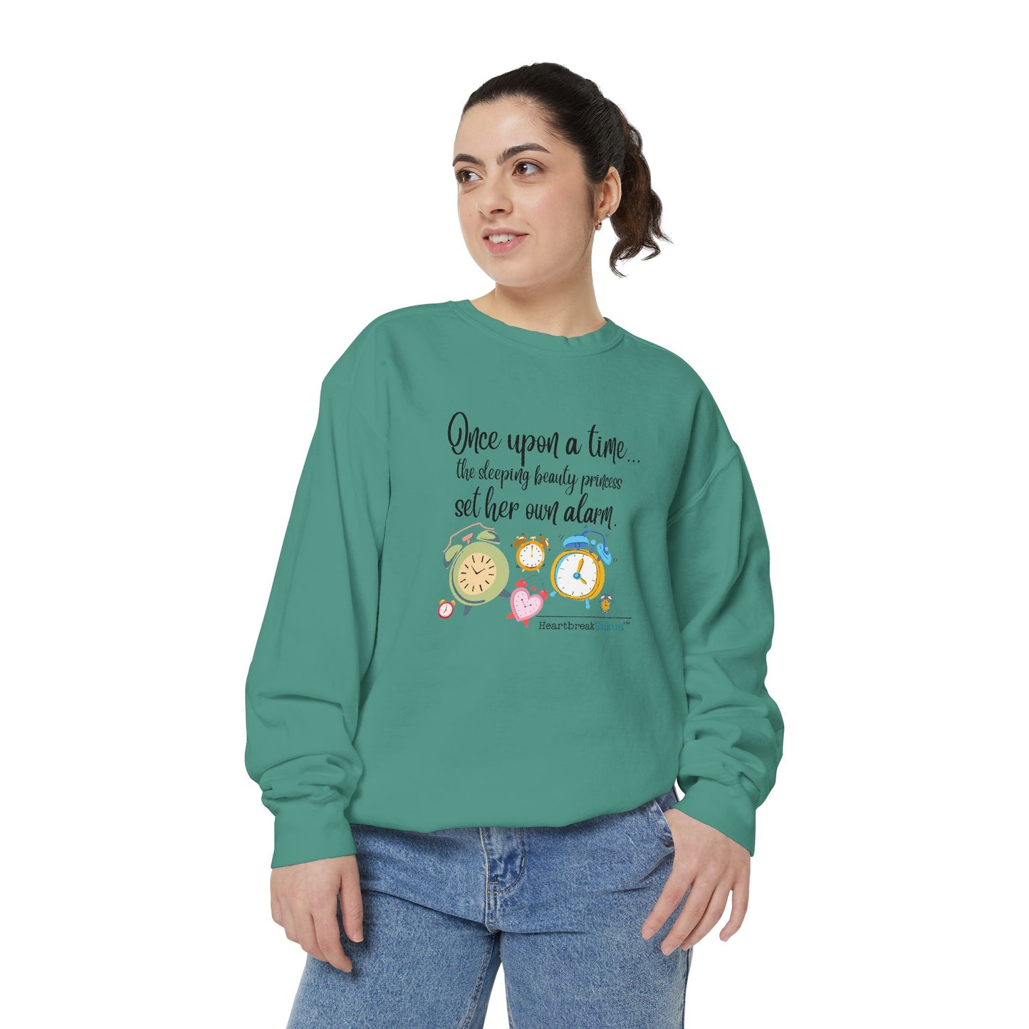 Luxurious comfort and style are what this unisex, garment-dyed sweatshirt is all about. It's made with 80% ring-spun cotton and 20% polyester and the fabric is 3-end garment-dyed, ring-spun, color-blast fleece with a 100% cotton face. Each sweatshirt come