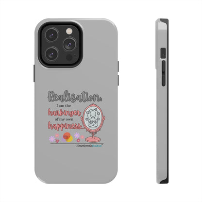 Harbinger of Happiness Tough Phone Cases (light grey)