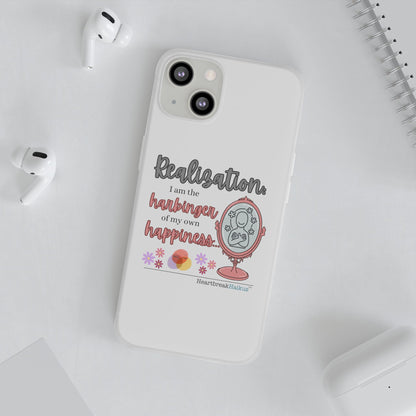 Harbinger of Happiness Haiku - Semi-Transparent Flexible iPhone Case