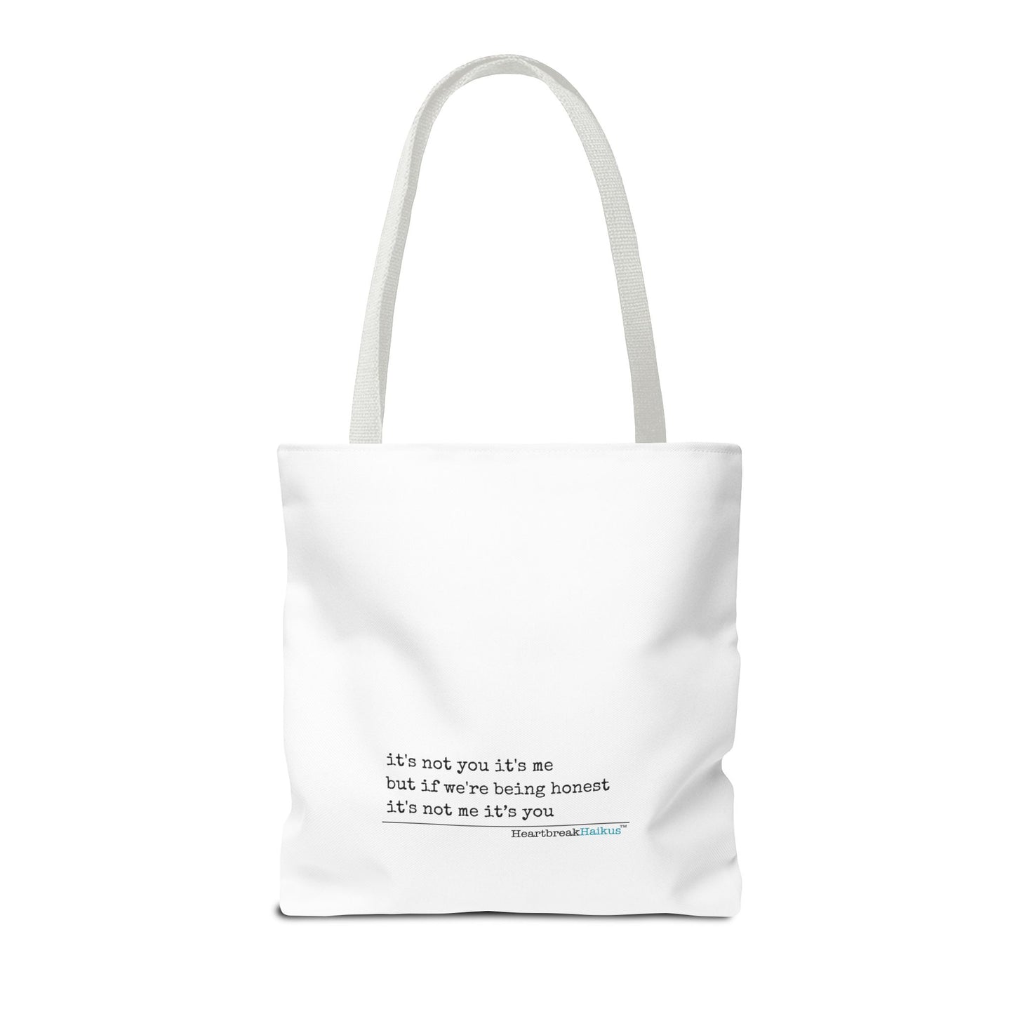 It's Not You/Me Haiku - Tote Bag (Rainbow Hearts Collection)