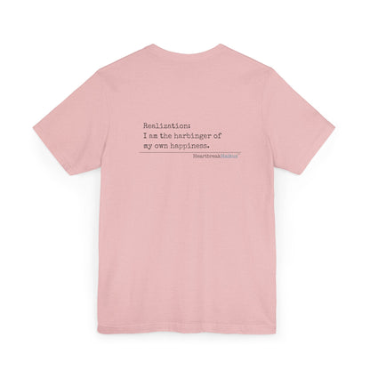 This classic unisex jersey short sleeve tee fits like a well-loved favorite. Soft cotton and quality print make users fall in love with it over and over again. These t-shirts have-ribbed knit collars to bolster shaping. The shoulders are tapered for a bet