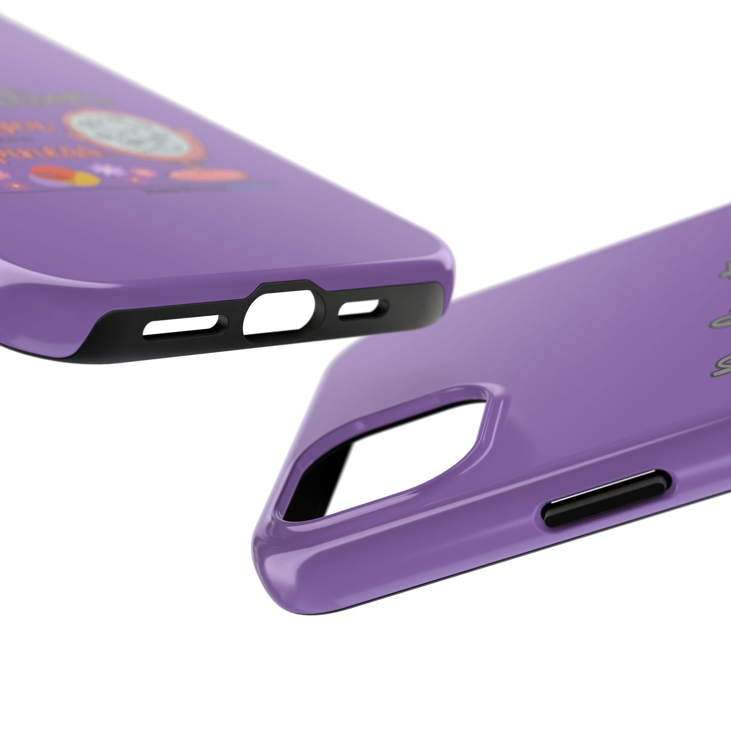 Harbinger of Happiness Tough Phone Cases (purple) available for iPhone 11-16 or Samsung Galaxy S21-S24