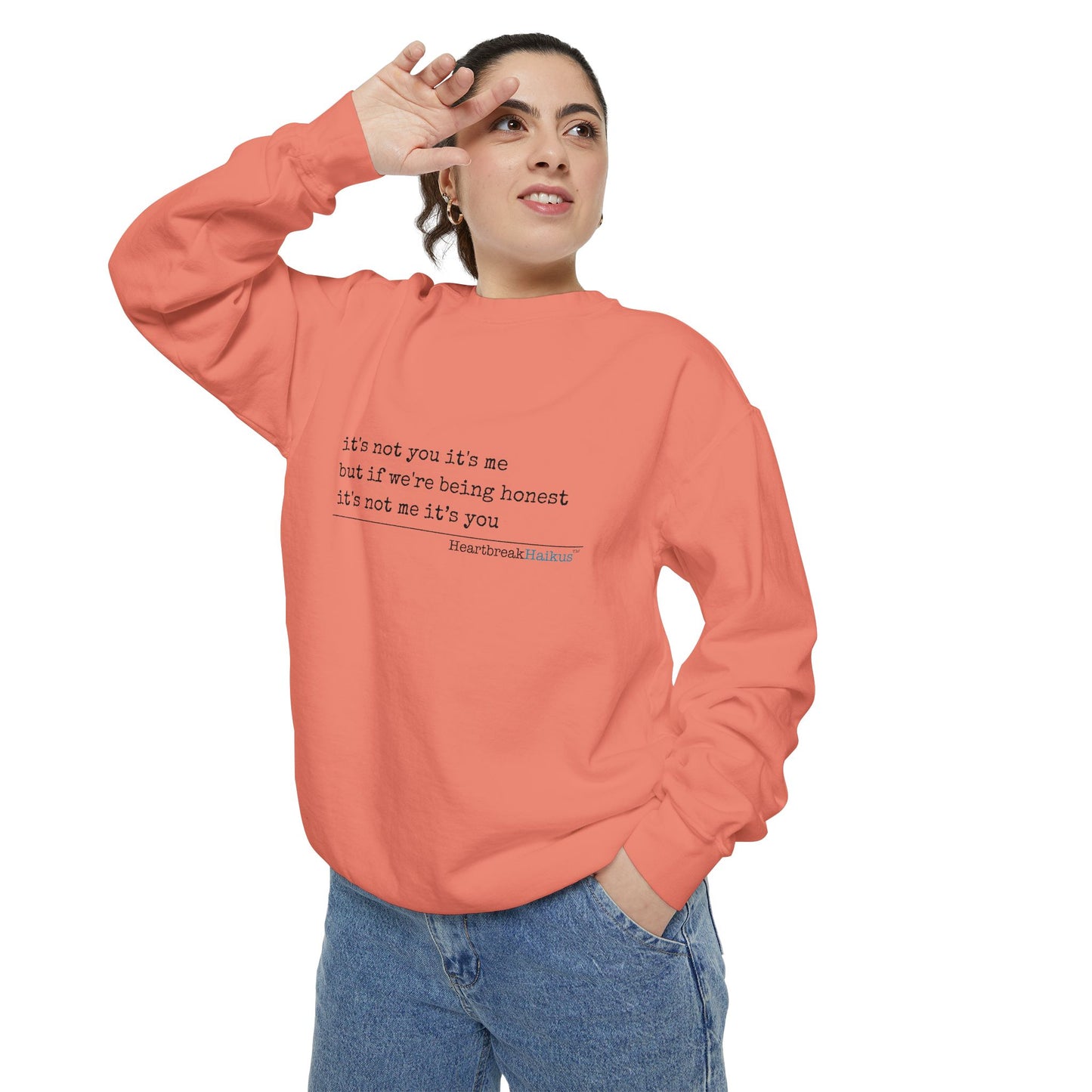 Luxurious comfort and style are what this unisex, garment-dyed sweatshirt is all about. It's made with 80% ring-spun cotton and 20% polyester and the fabric is 3-end garment-dyed, ring-spun, color-blast fleece with a 100% cotton face. Each sweatshirt come