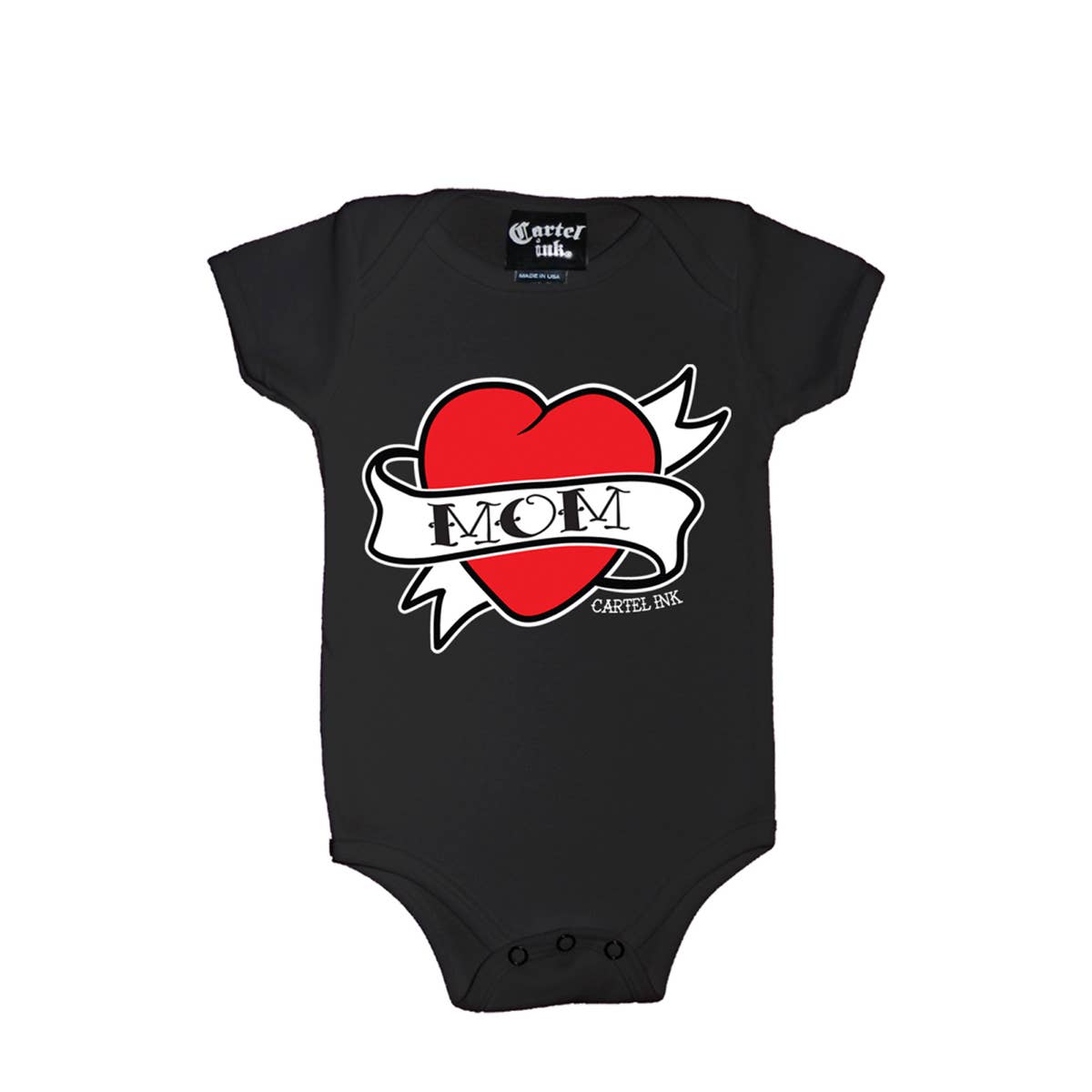 I Heart Mom - Classic Tattoo Style Infant/ Baby Onesie