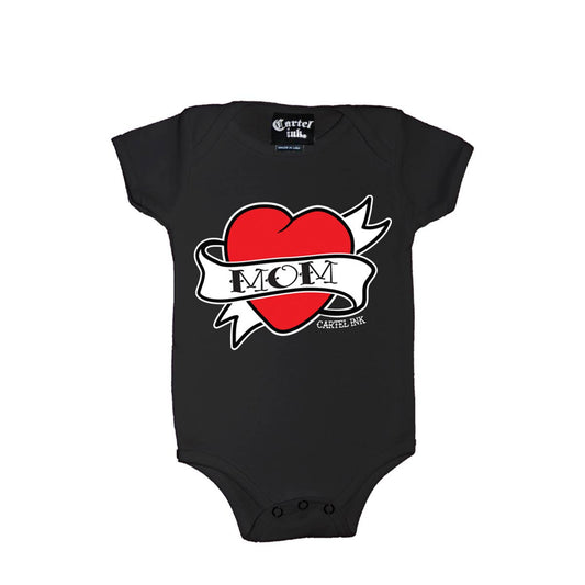 I Heart Mom - Classic Tattoo Style Infant/ Baby Onesie