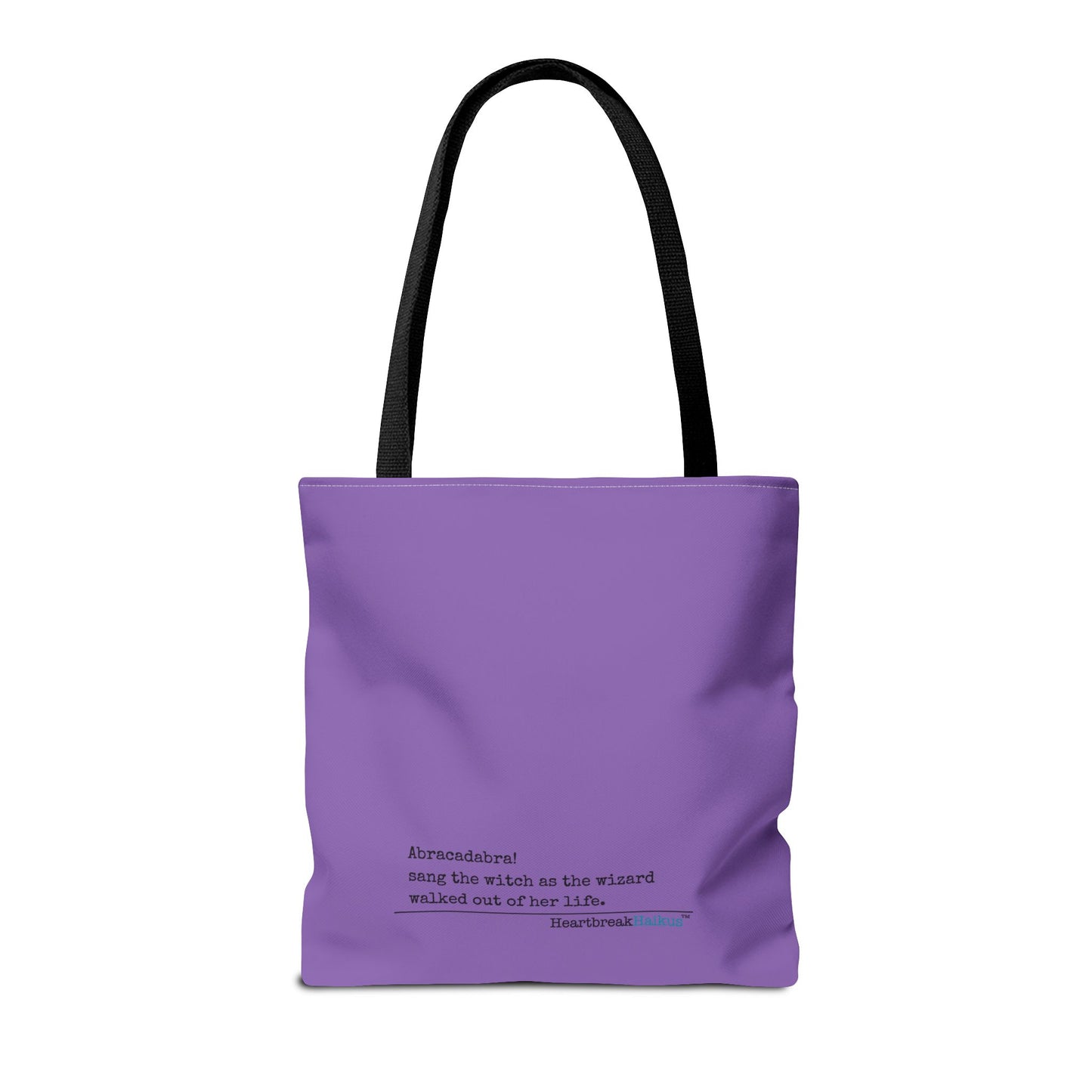 Abracadabra Sang the Witch Haiku - Tote Bag (Dual-sided print in Purple Grape)