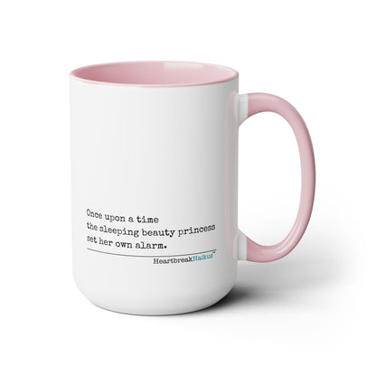 Sleeping Beauty's Alarm - Two-Tone, Coffee Mug, 15oz - Dual-Sided Printing
