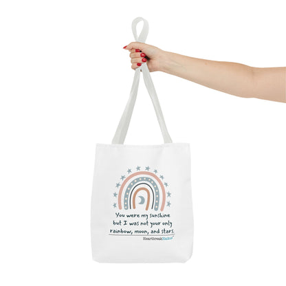 You Were My Sunshine Haiku - Tote Bag (Dual-sided print - Pastel Design)