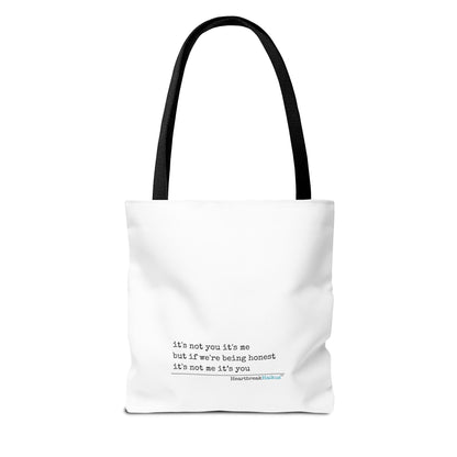 It's Not You/Me Haiku - Tote Bag (Rainbow Hearts Collection)