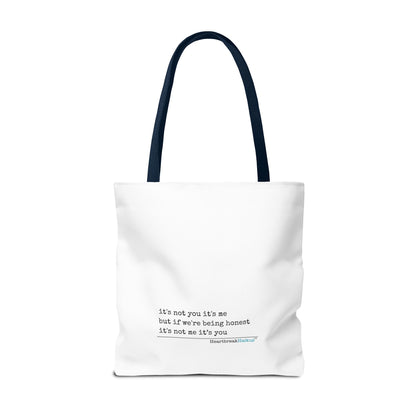 It's Not You/Me Haiku - Tote Bag (Rainbow Hearts Collection)