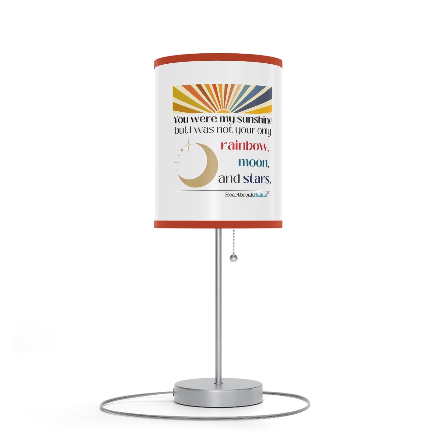 You Were My Sunshine Haiku - Modern Table Lamp