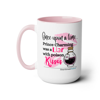 Prince Charming's Poison Kisses - Two-Tone, Coffee Mug, 15oz - Dual-Sided Printing