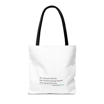 It's Not You/Me Haiku - Tote Bag (Rainbow Hearts Collection)