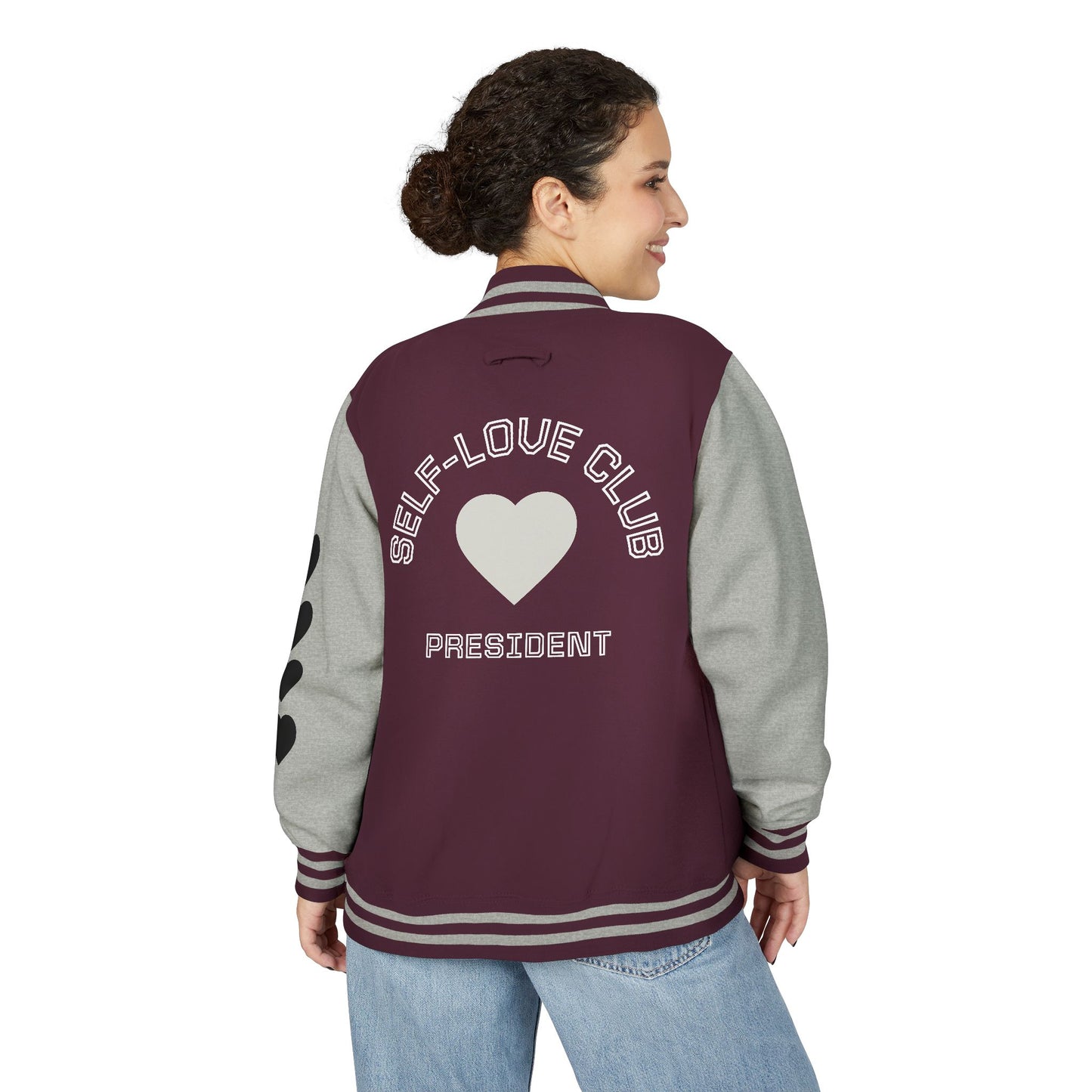 Self-Love Club President - Letterman-Style Jacket
