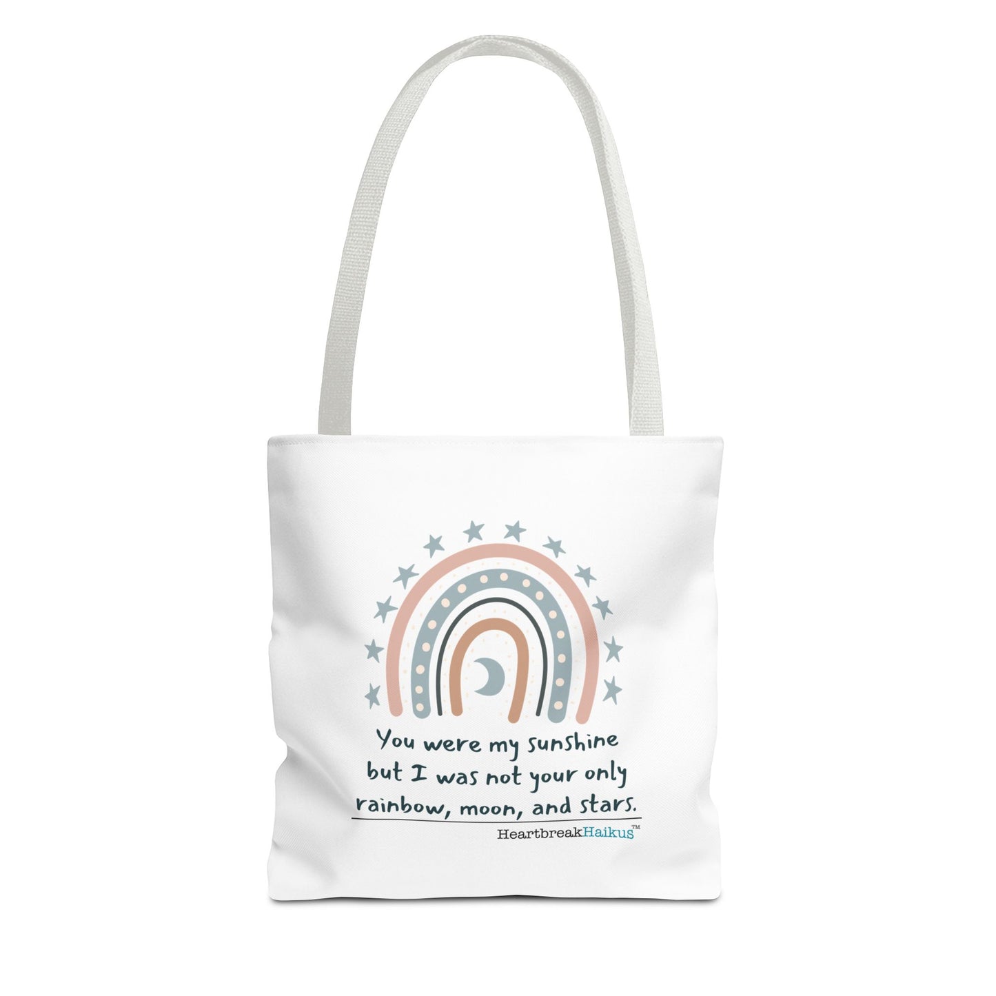 You Were My Sunshine Haiku - Tote Bag (Dual-sided print - Pastel Design)