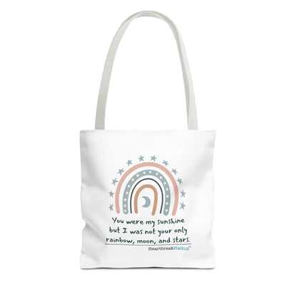 You Were My Sunshine Haiku - Tote Bag (Dual-sided print - Pastel Design)