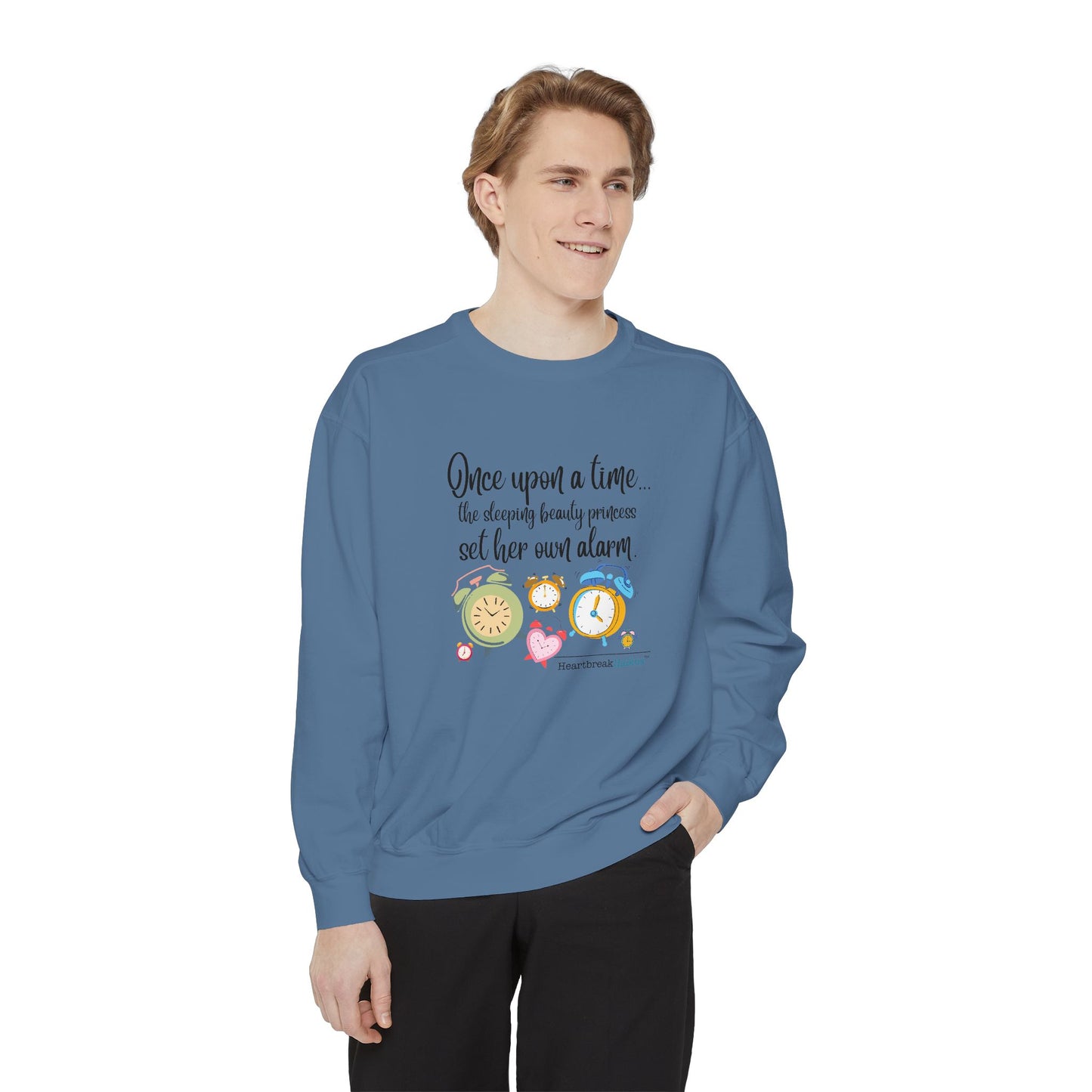 Luxurious comfort and style are what this unisex, garment-dyed sweatshirt is all about. It's made with 80% ring-spun cotton and 20% polyester and the fabric is 3-end garment-dyed, ring-spun, color-blast fleece with a 100% cotton face. Each sweatshirt come