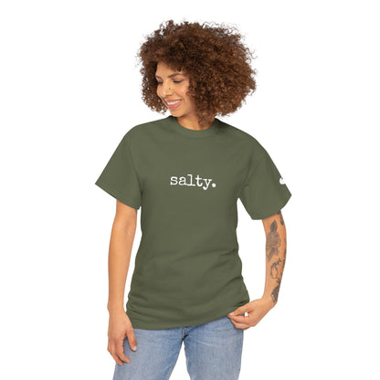 Salty. Graphic Tee — Minimalist T-Shirt (The One Word Collection)