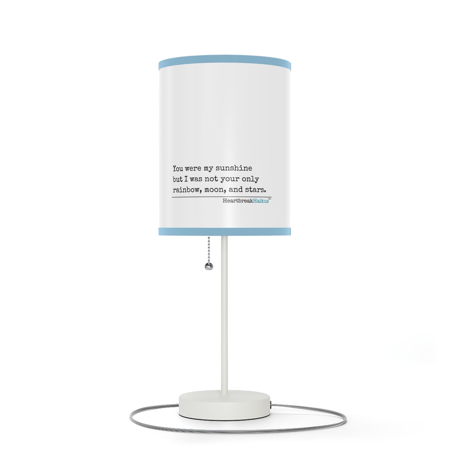 You Were My Sunshine Haiku - Modern Table Lamp
