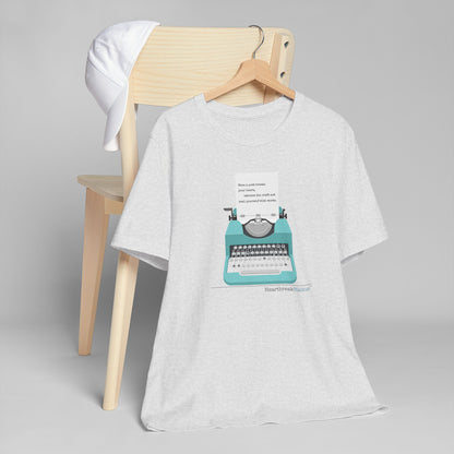 Heal Yourself with Words Haiku - Lightweight Jersey T-Shirt