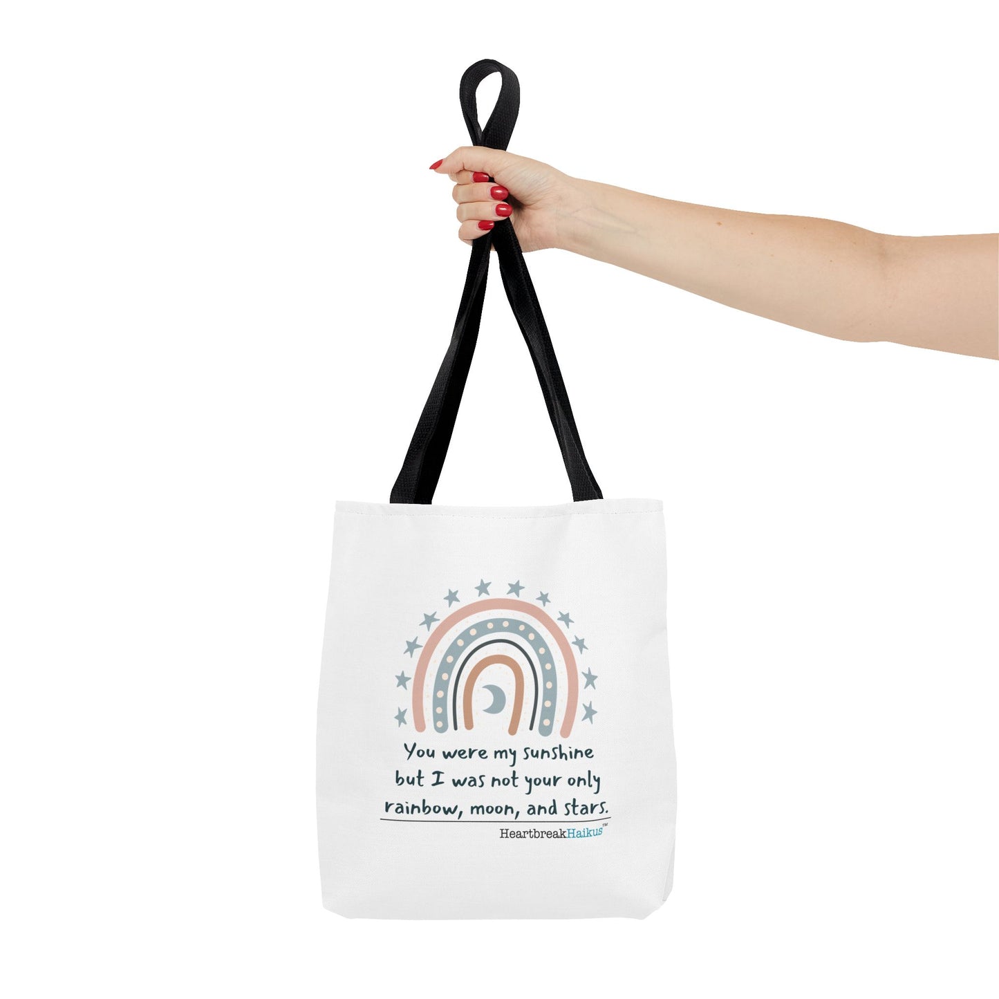 You Were My Sunshine Haiku - Tote Bag (Dual-sided print - Pastel Design)