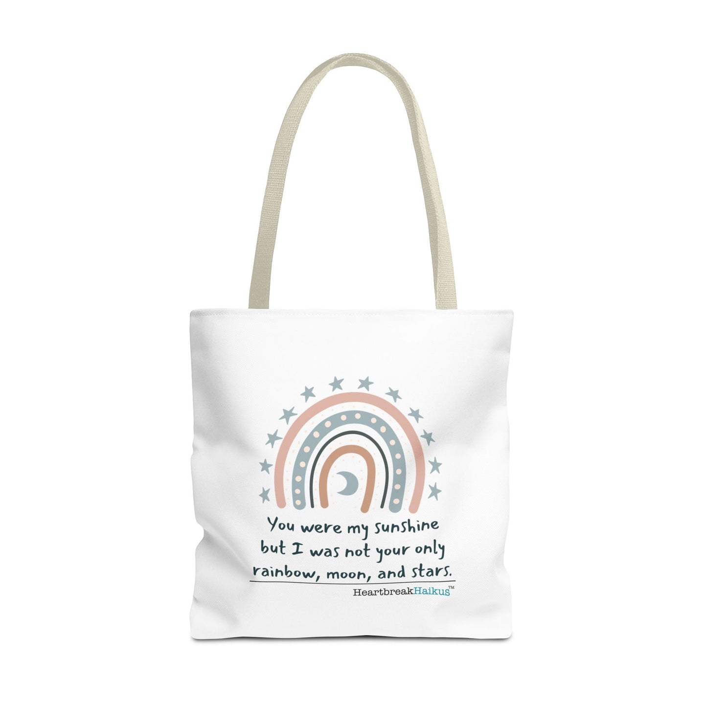 You Were My Sunshine Haiku - Tote Bag (Dual-sided print - Pastel Design)
