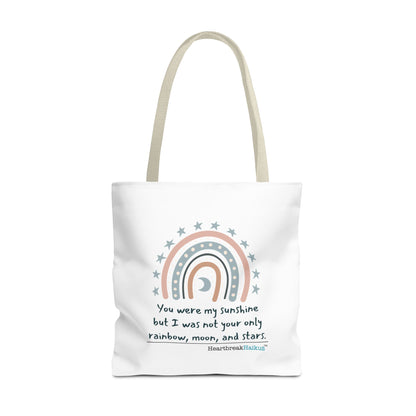 You Were My Sunshine Haiku - Tote Bag (Dual-sided print - Pastel Design)