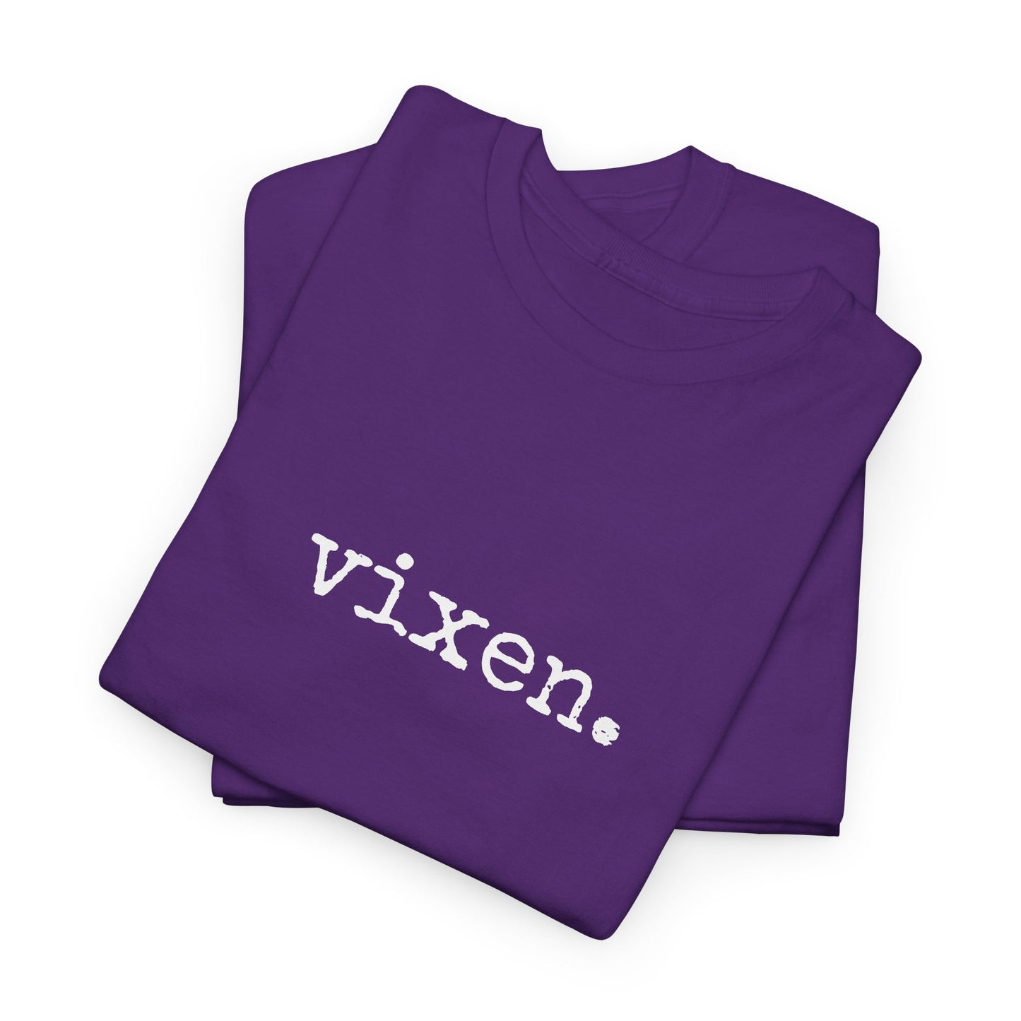 Vixen. Graphic Tee — Minimalist T-Shirt (The One Word Collection)