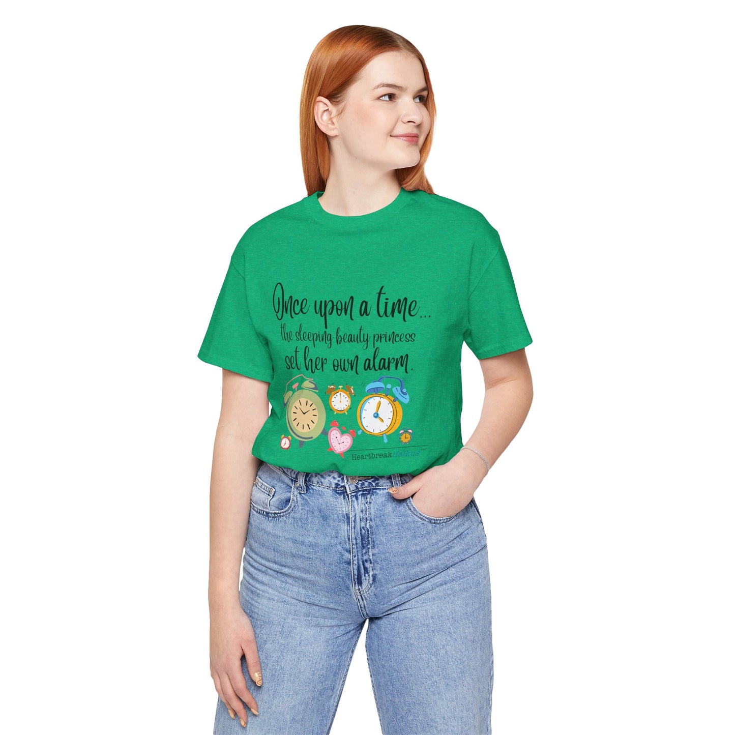 Sleeping Beauty's Alarm Haiku - Short Sleeve T-Shirt