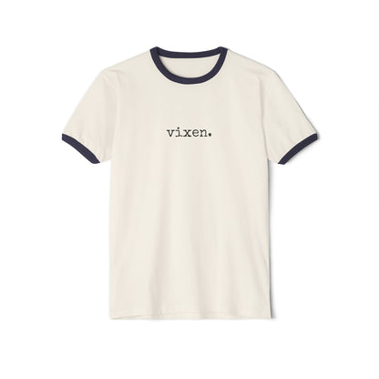 Vixen. University Ringer Tee - (The One Word Collection)