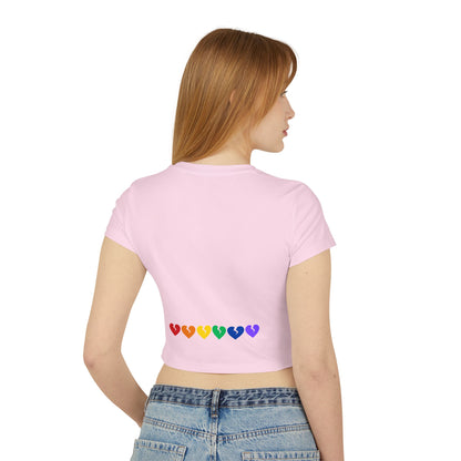 It's Not Me/You Haiku - Baby Tee (Rainbow Hearts Collection)