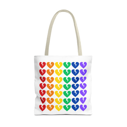It's Not You/Me Haiku - Tote Bag (Rainbow Heartbreak Collection - Only Hearts Design)